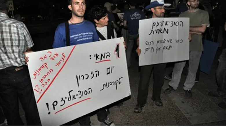 Protest against communism