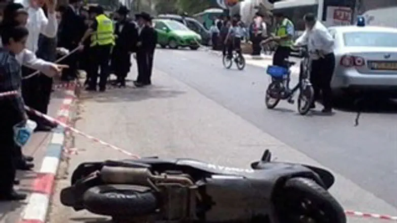 זירת התאונה