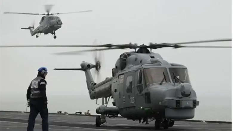 British Naval Helicopters (Illustration)