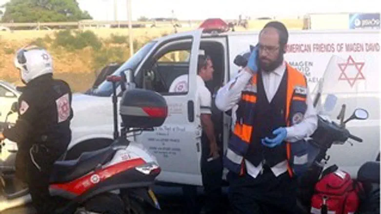 הפעוט התפרץ לכביש