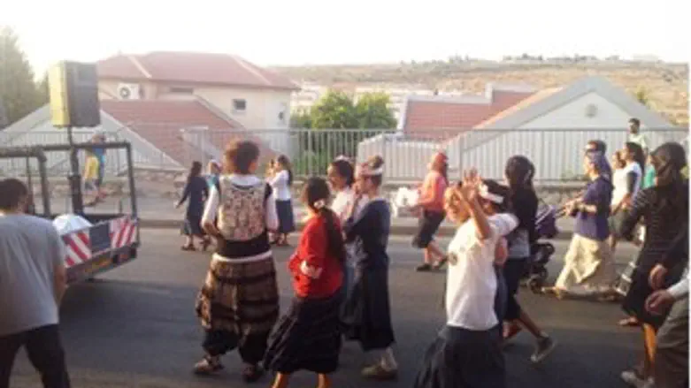 ההפגנה באבני חפץ היום