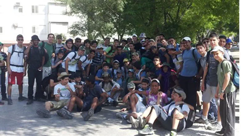 Nechalim students prepare to March