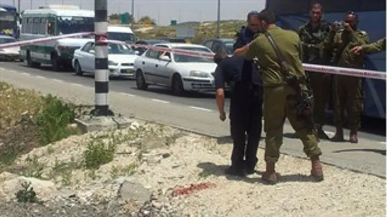 זירת הפיגוע