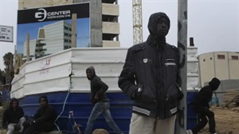 מסתננים באשקלון