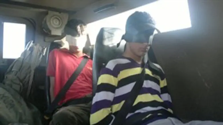 שני הערבים שנעצרו ליד יצהר