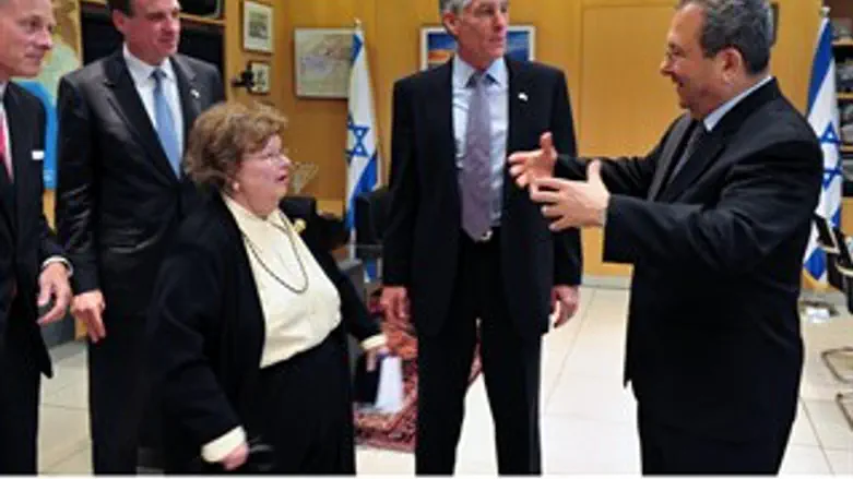 אהוד ברק והסנטורים