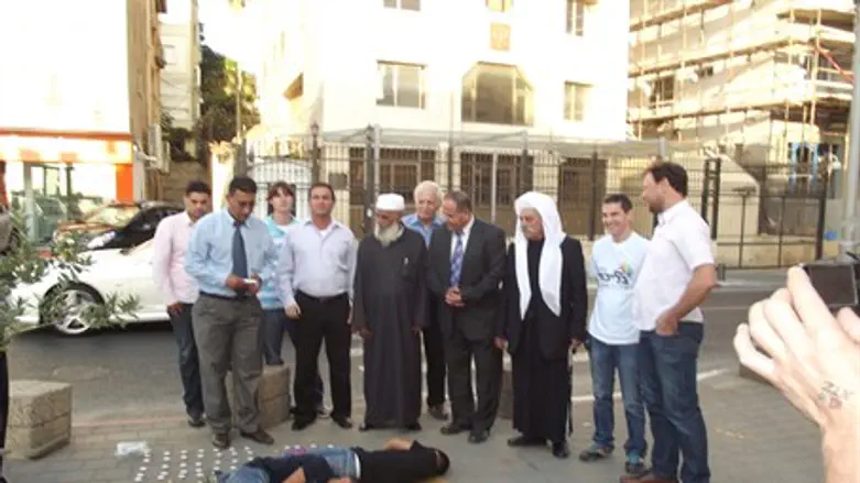 Children protest outside Russian Embassy