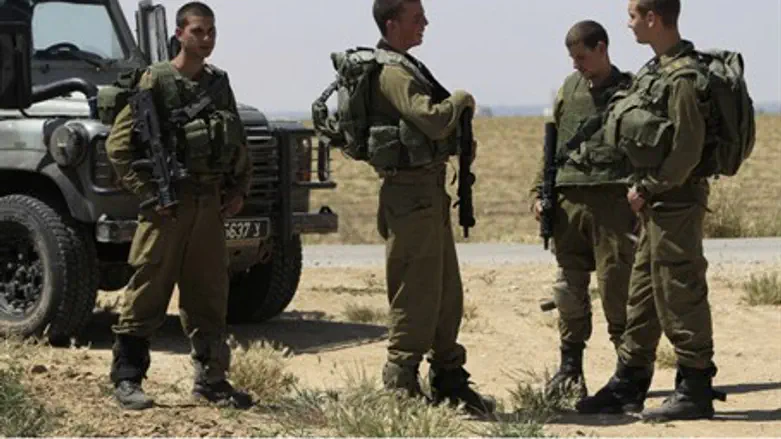 Soldiers in Gaza