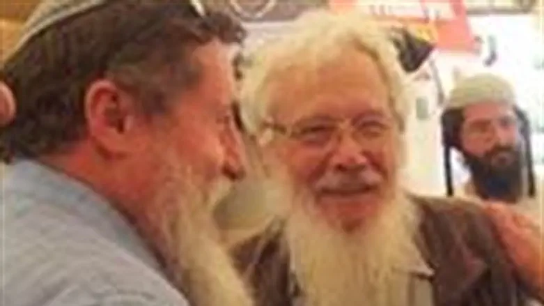Ketzaleh (l) and Prof, Aumann