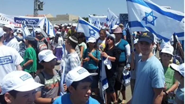 הצעדה יצאה לדרך