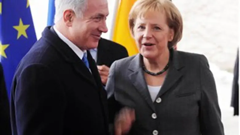 מרקל ונתניהו 