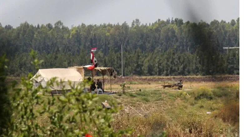 Along the Lebanese-Syrian border