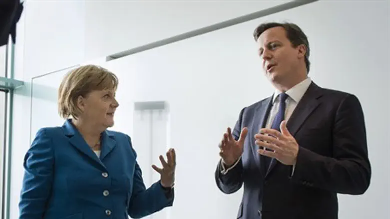 Merkel and Cameron