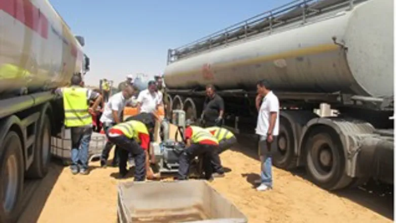 העברת הדלקים בשבוע שעבר