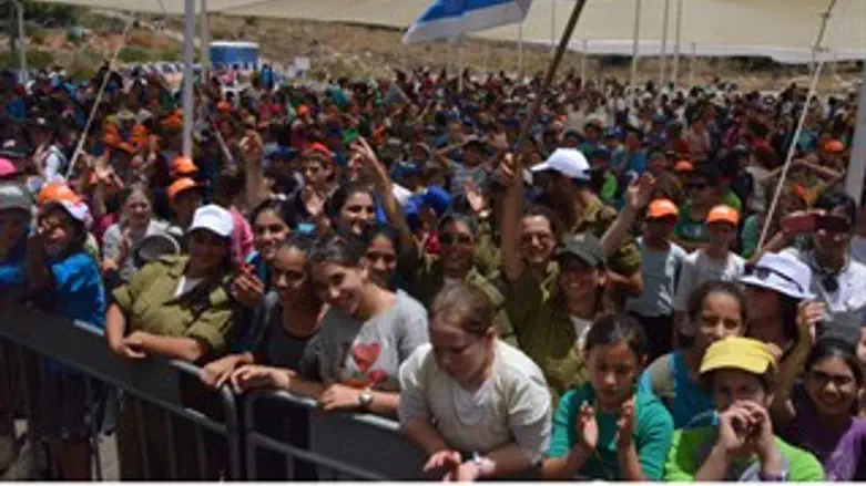 הצועדים בעצרת הסיום