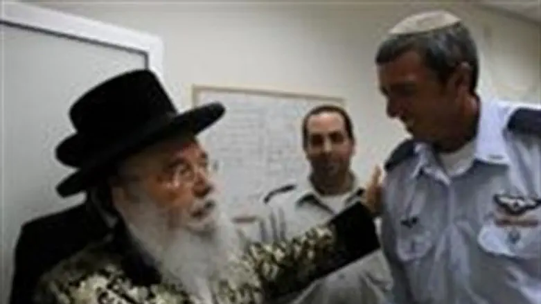 האדמו"ר בביקורו