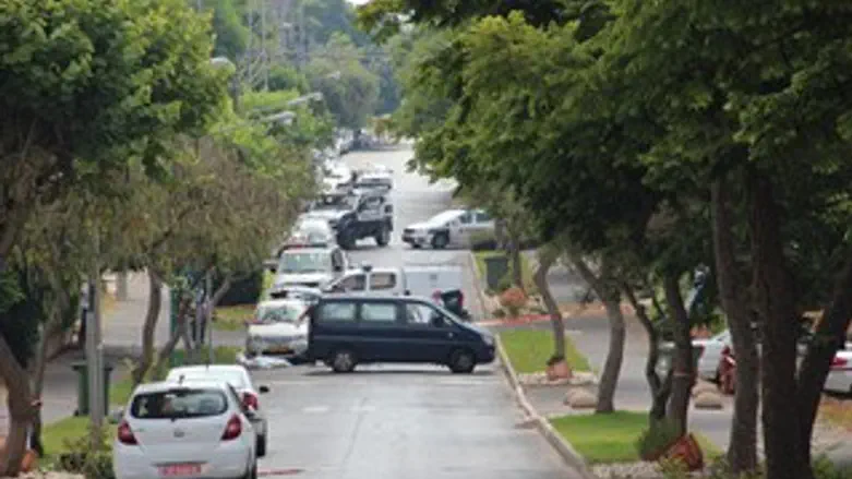 זירת התאונה בקרני שומרון