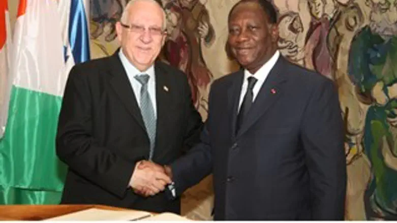 נשיא חוף השנהב וראובן ריבלין