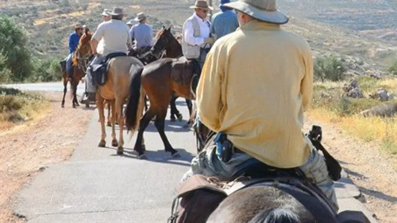 Horse riding trip in the Shomron