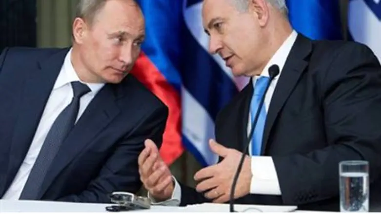 Putin and Netanyahu on Monday