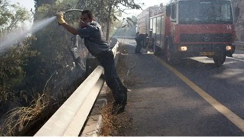 השריפה אתמול