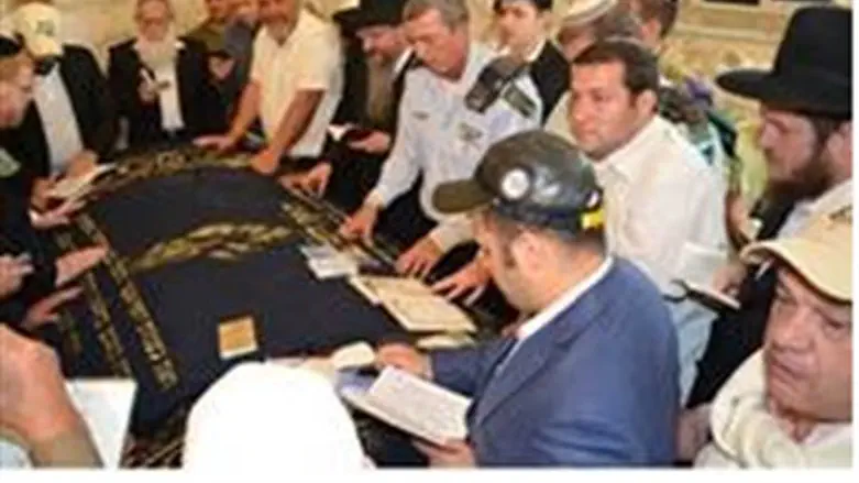 Russia delegation at Joseph's Tomb