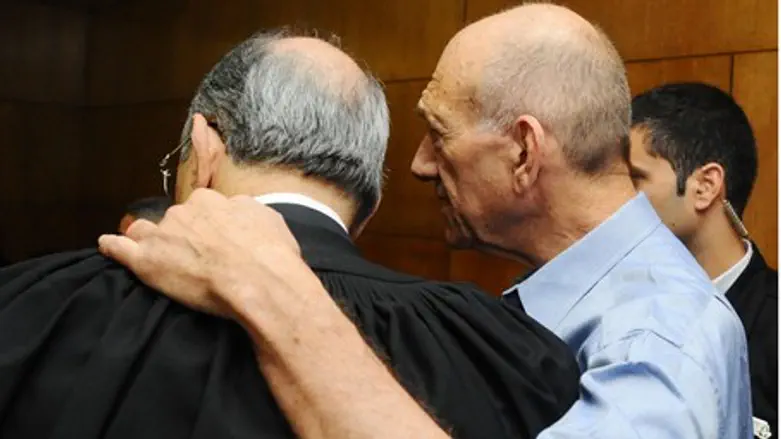 Olmert and his lawyer