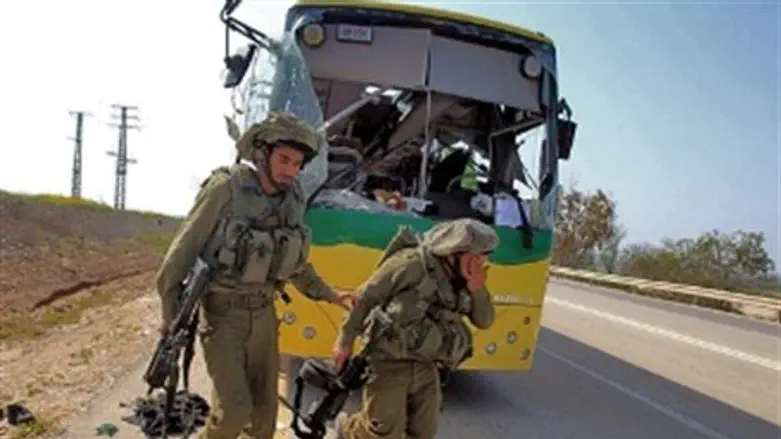  Aftermath of Kornet missile attack on school