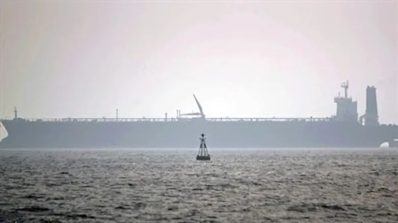 An oil tanker in the Persian Gulf