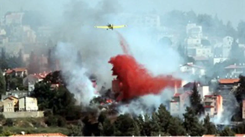 שריפה בעין חמד