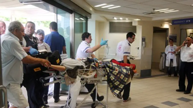 Evacuating the wounded