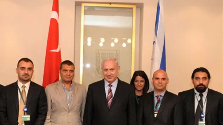 Netanyahu meets Turkish journalists