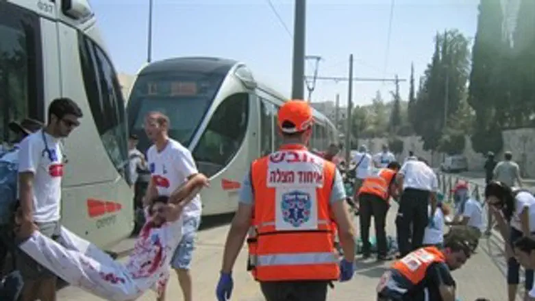 תרגיל ברכבת הקלה