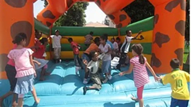 Meir Panim campers at Superland