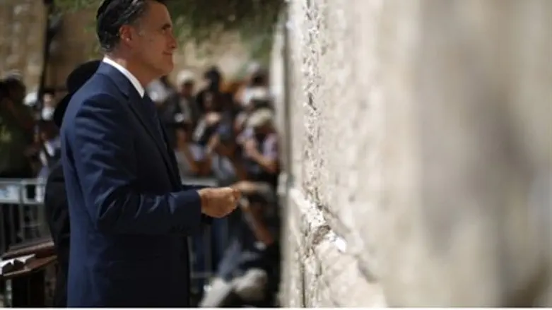 Mitt Romney at Kotel