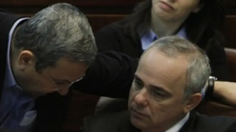 יובל שטייניץ ואהוד ברק