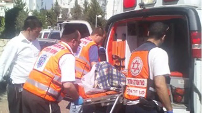 חובשי איחוד הצלה בזירת האירוע