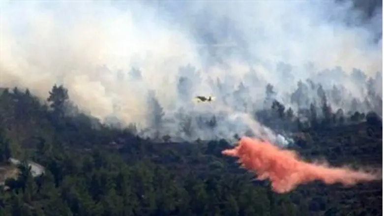 Fighting Carmel fire