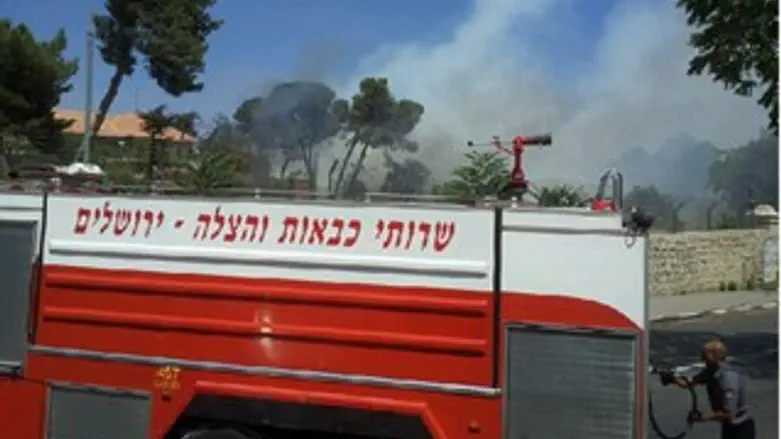 השתלטו על השריפה. מכבי האש