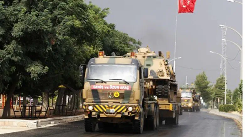 Turkish military convoy in Gaziantep (archive)