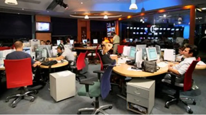 מפגינים. ערוץ 10