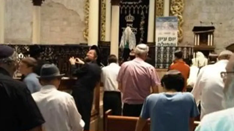 אירוע הזיכרון  בביהכ"נ החורבה