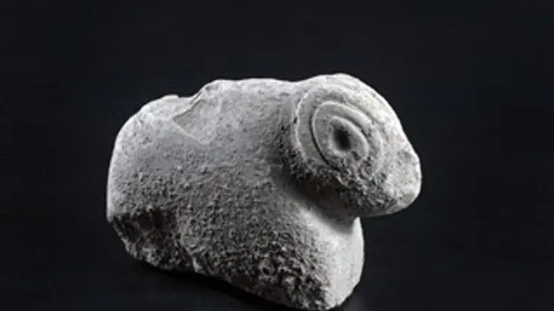 אחד הפסלונים שנמצאו