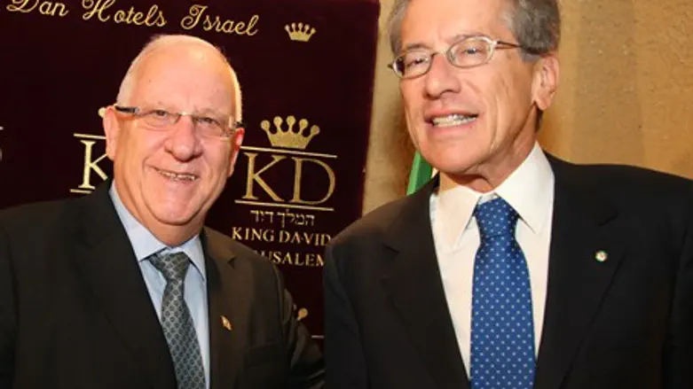 Rivlin (left) with Terzi
