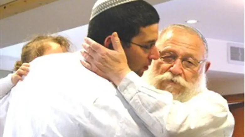 הרב דרוקמן עם אבי וורצמן