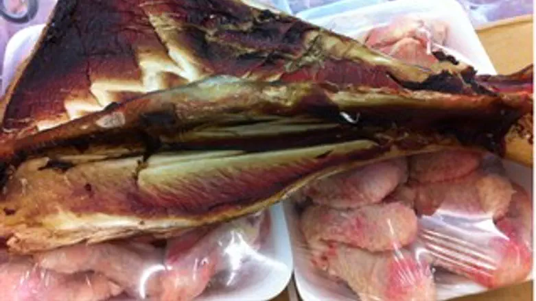 גם בשר שאינו ראוי למאכל אדם. ממצאי הפקחים