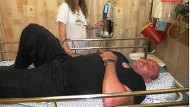 הכבאי הפצוע