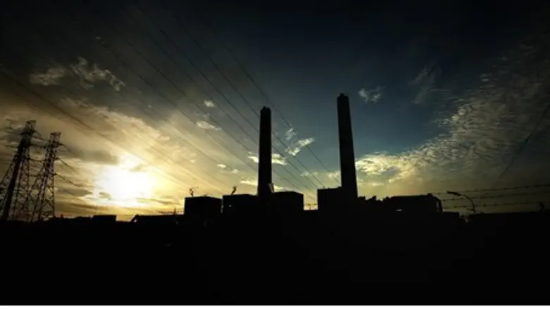 Fuel oil power plant in the Lebanese coastal 