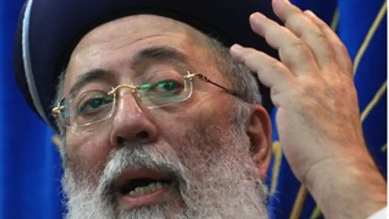 מתרחקים. הרב עמאר