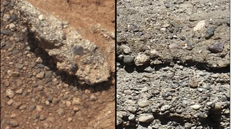 Pictures taken on Mars